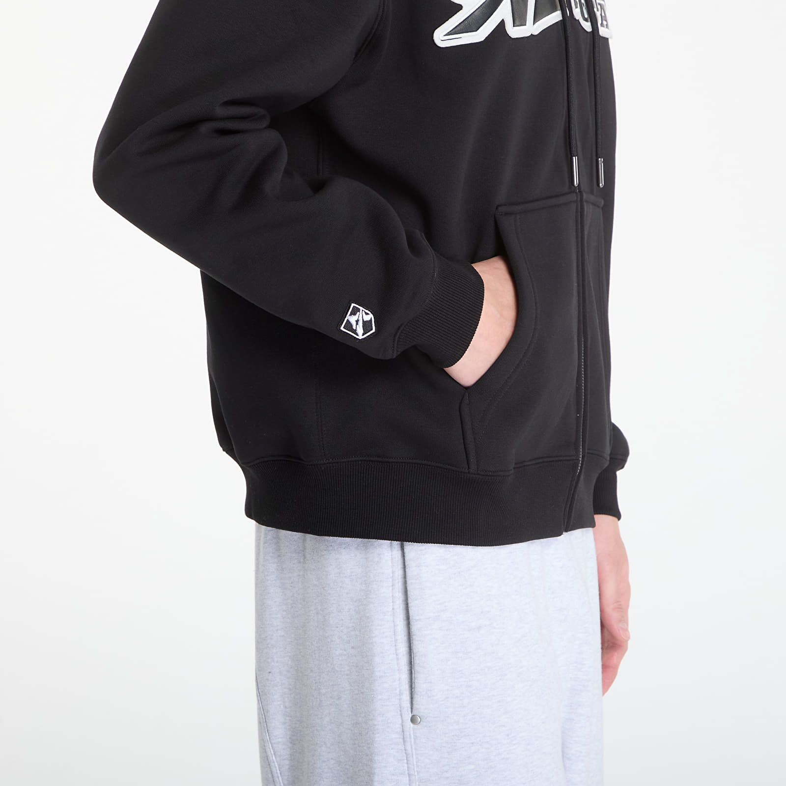 Sweatjacken und Sweatshirts Avirex Script Hoodie Black