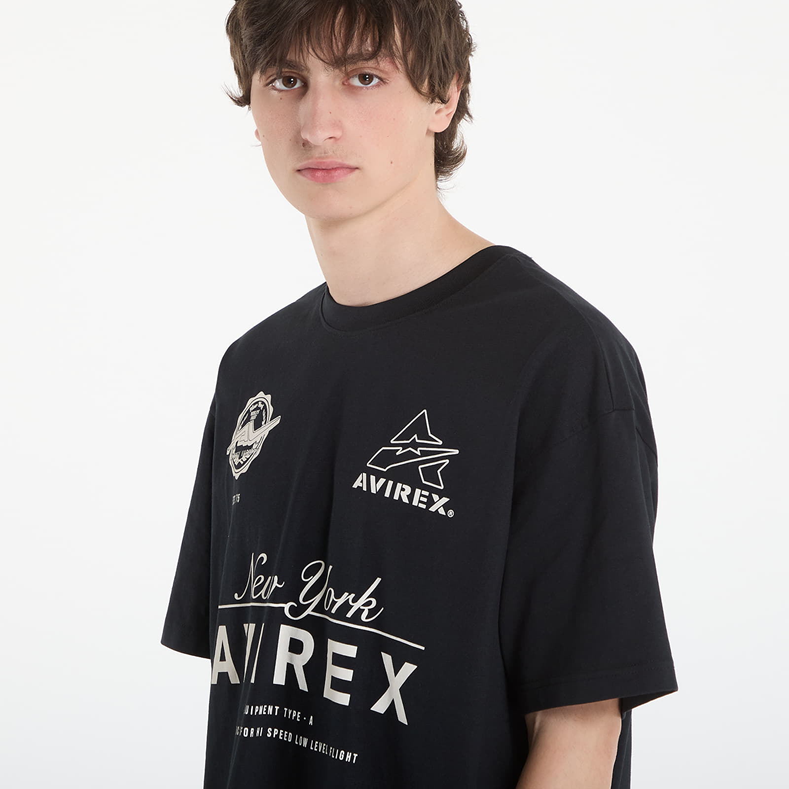 T-Shirts Avirex Team Avirex Tee Black