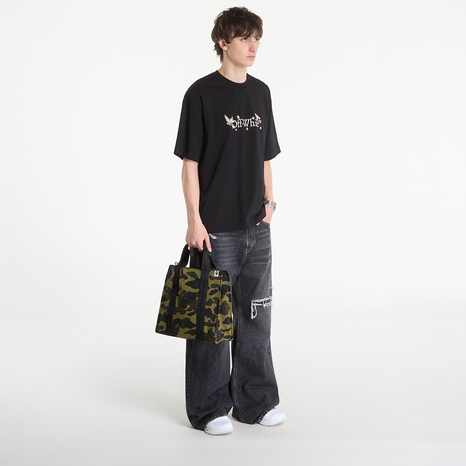 Pánske tričká Off-White Dream Arrow Skate S/S Tee Black