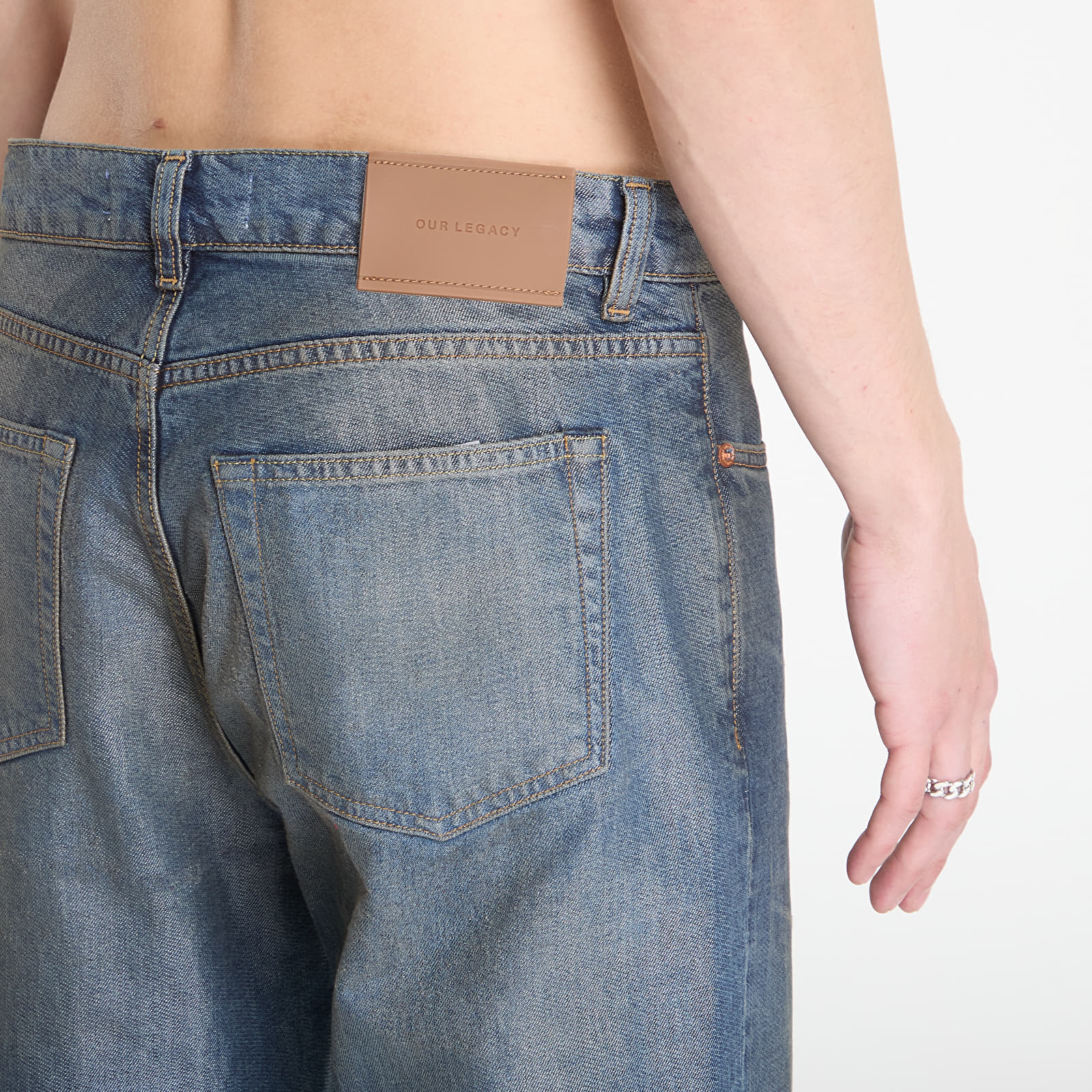 Calças de ganga OUR LEGACY Carlson Cut Jeans Kintsugi Wash