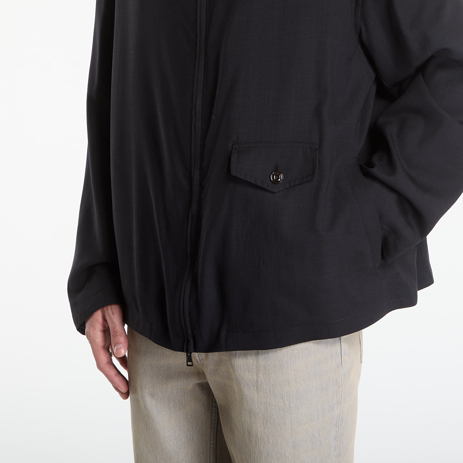 Jakne  OUR LEGACY Evolved Jacket Eclipse Black Merino Voile