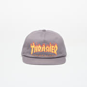 Thrasher Printed Flame Snapback Grey