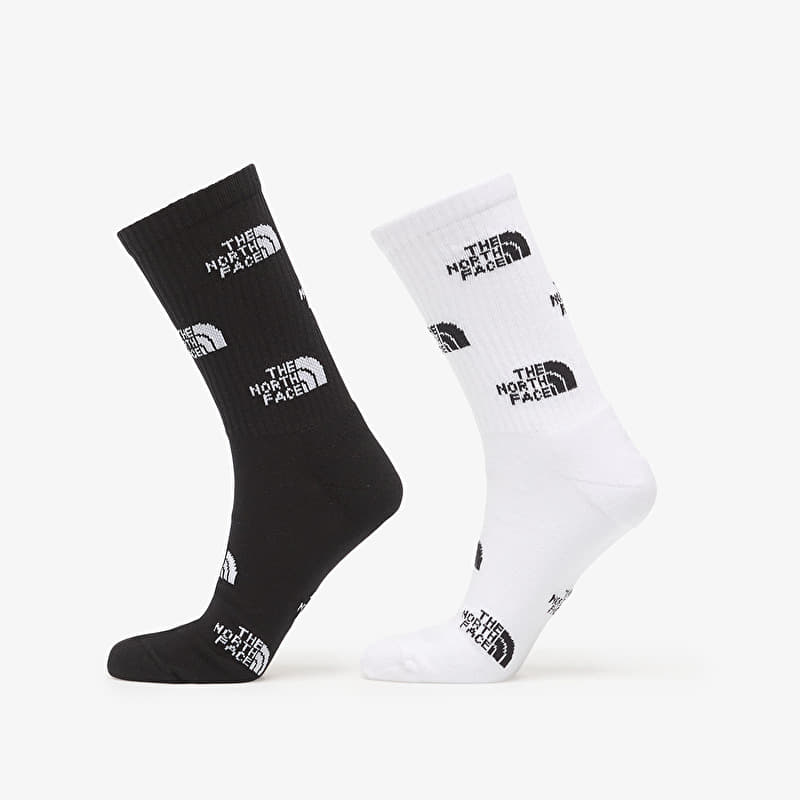 Носки The North Face Everyday Crew Sock Logo 2-Pack TNF Black/ TNF White/ Outlet C