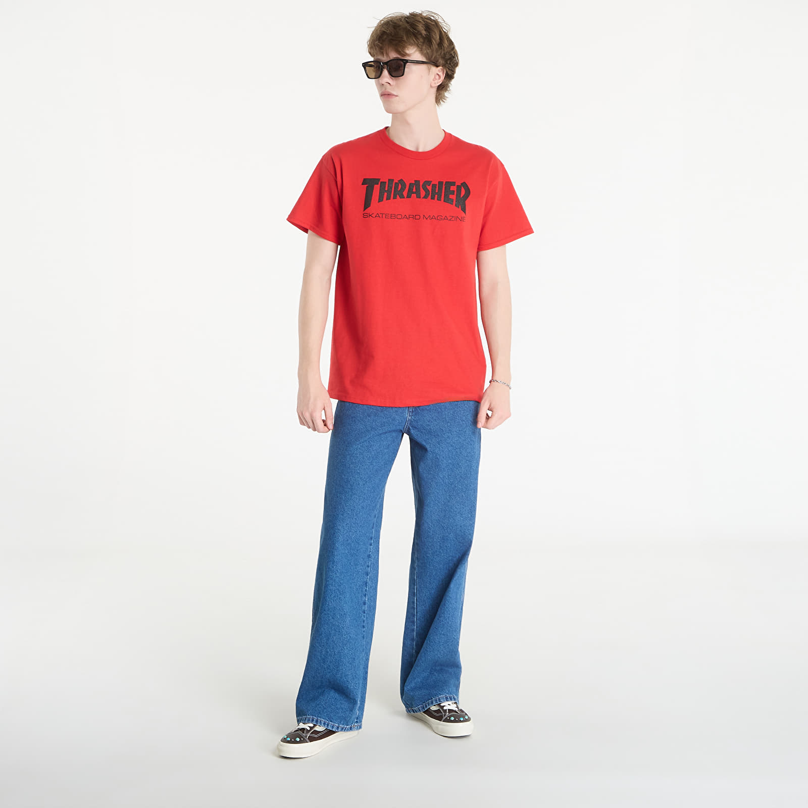 Majice i košulje Thrasher Skate Mag T-Shirt Red/ Black