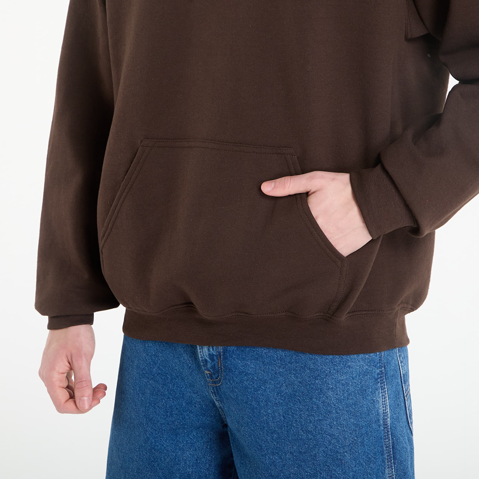 Регланы и толстовки Thrasher Skate Mag Hood Dark Chocolate/ White