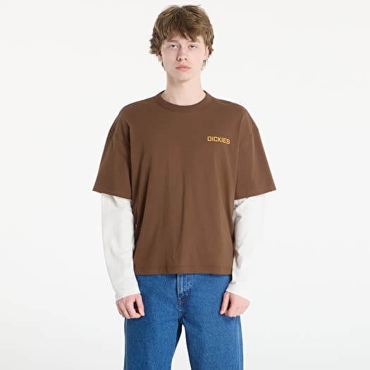 Футболка Dickies Payson 2-in-1 Tee Timber Brown