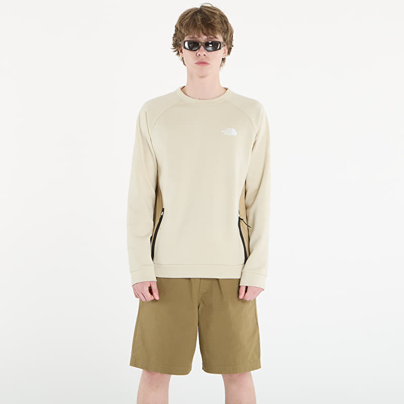 Sweatshirt The North Face M Mountain Athletics Fleece Crew Desert Stone/ Khaki Stone