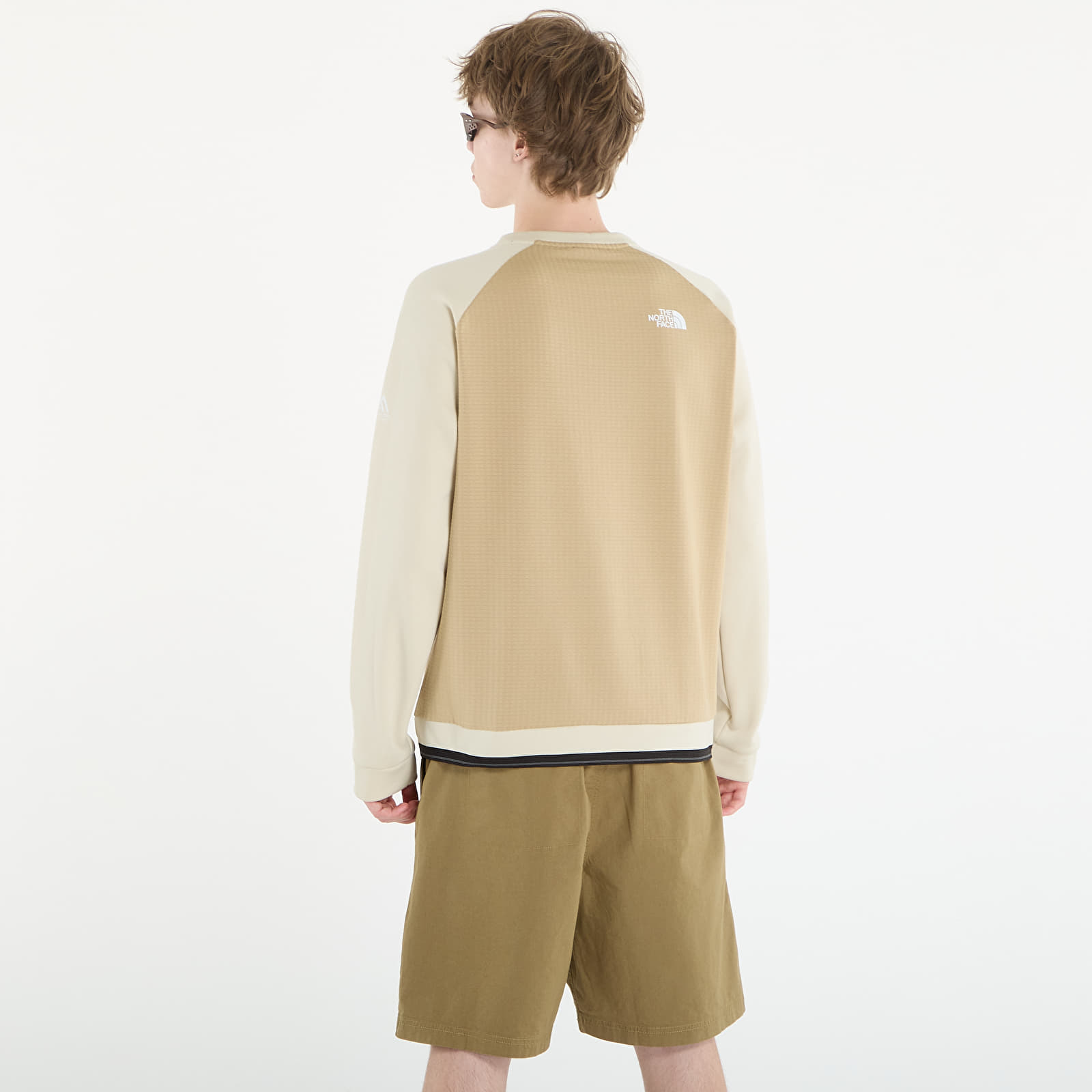 Суичърти The North Face M Mountain Athletics Fleece Crew Desert Stone/ Khaki Stone