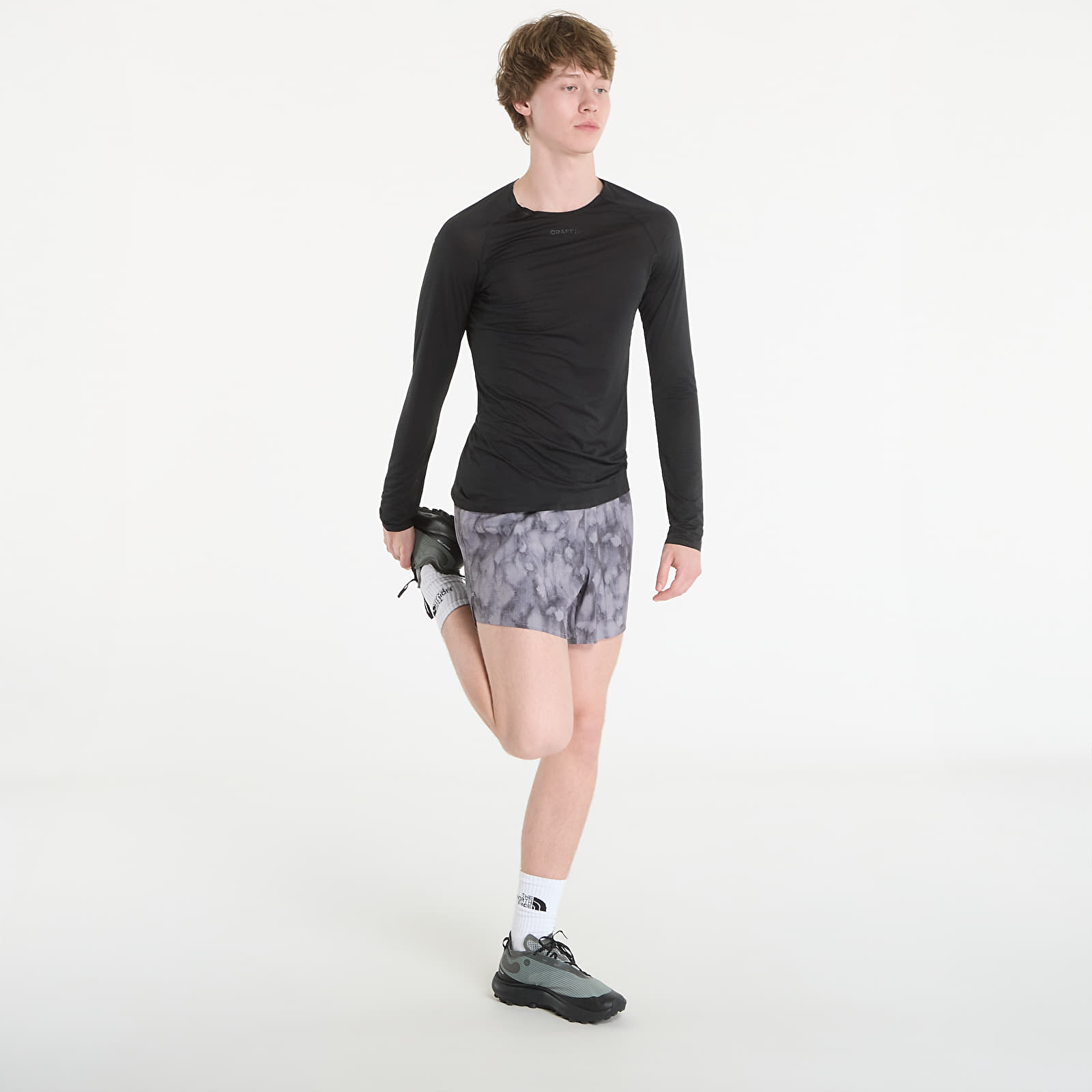 Šorti The North Face M Sunriser Short 5" Transcendent Grey Diffused Nature Print