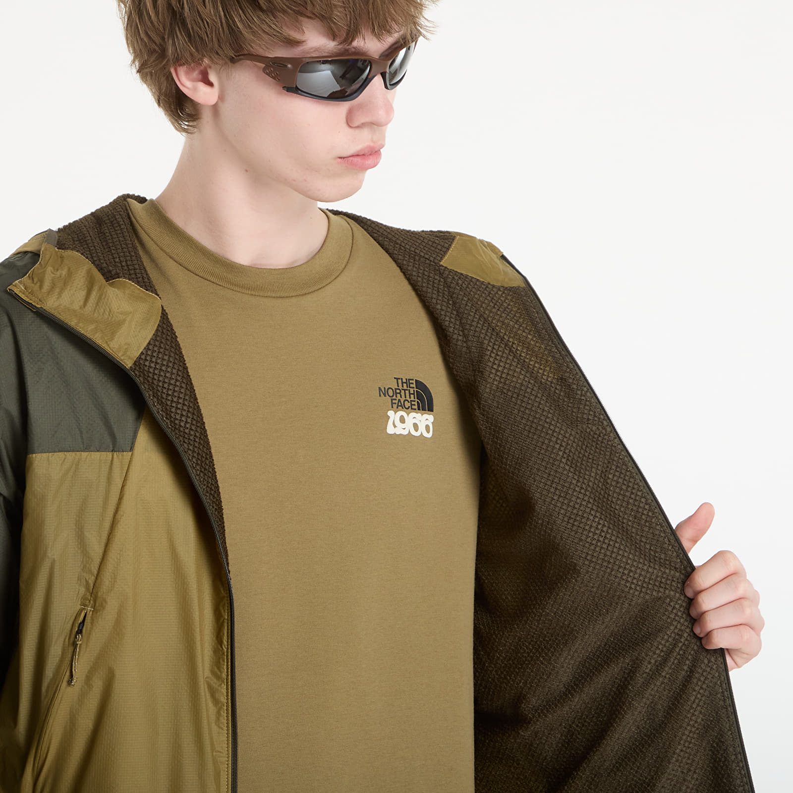 Треньорски якета The North Face M Ridgelite Futurefleece Wind Jacket Cedar/ New Taupe Green