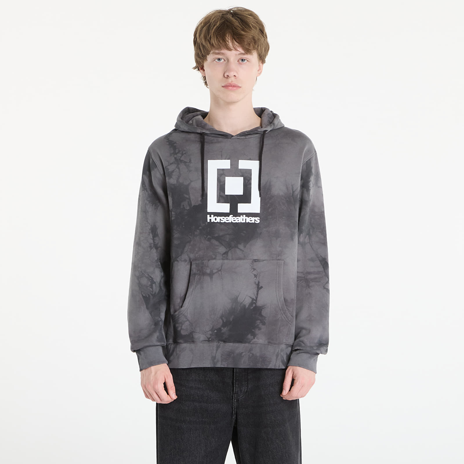 Mikiny Horsefeathers Leader Sweatshirt Tie Dye