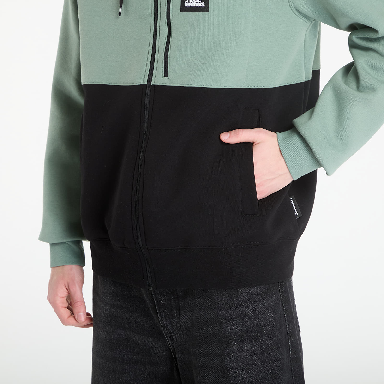 Felpe Horsefeathers Vick Sweatshirt Iceberg Green/ Black