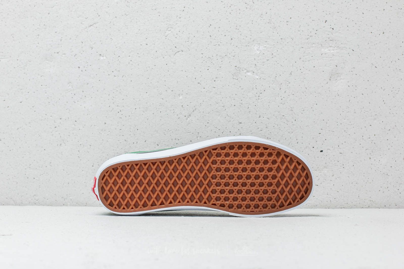 Vans old skool deep grass shop green & true white shoes
