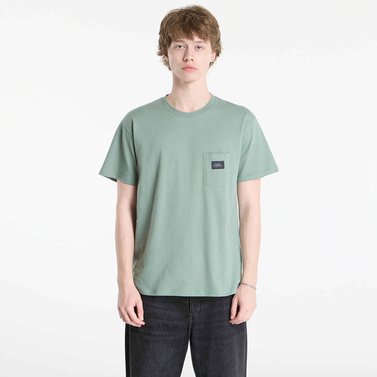 Тениска Horsefeathers Alpha T-Shirt Iceberg Green L