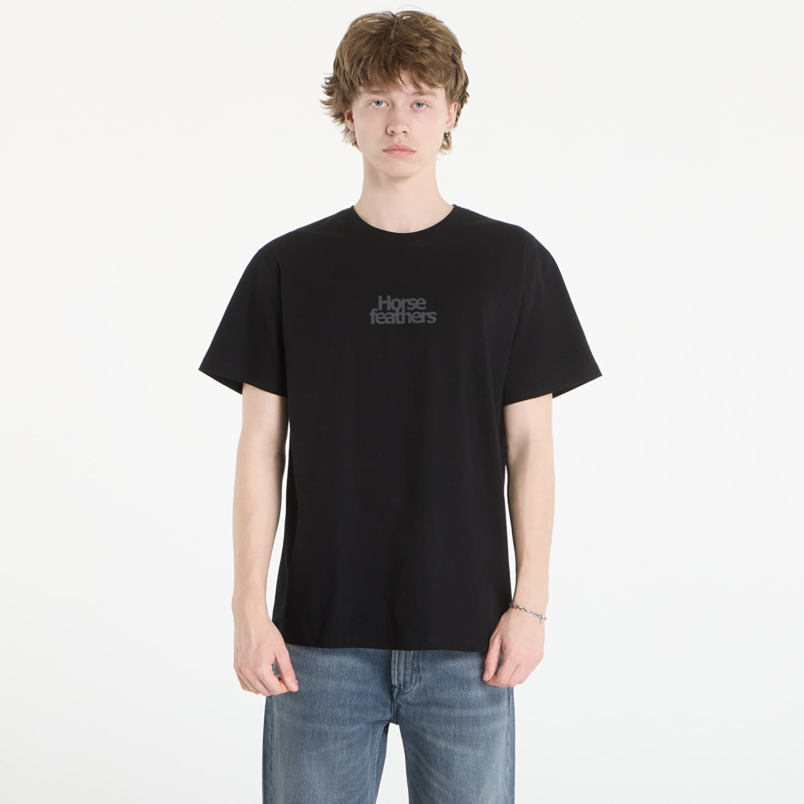 Trička Horsefeathers Strict T-Shirt Black