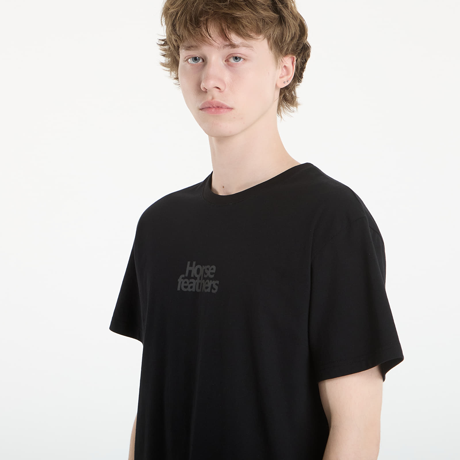 Trička Horsefeathers Strict T-Shirt Black