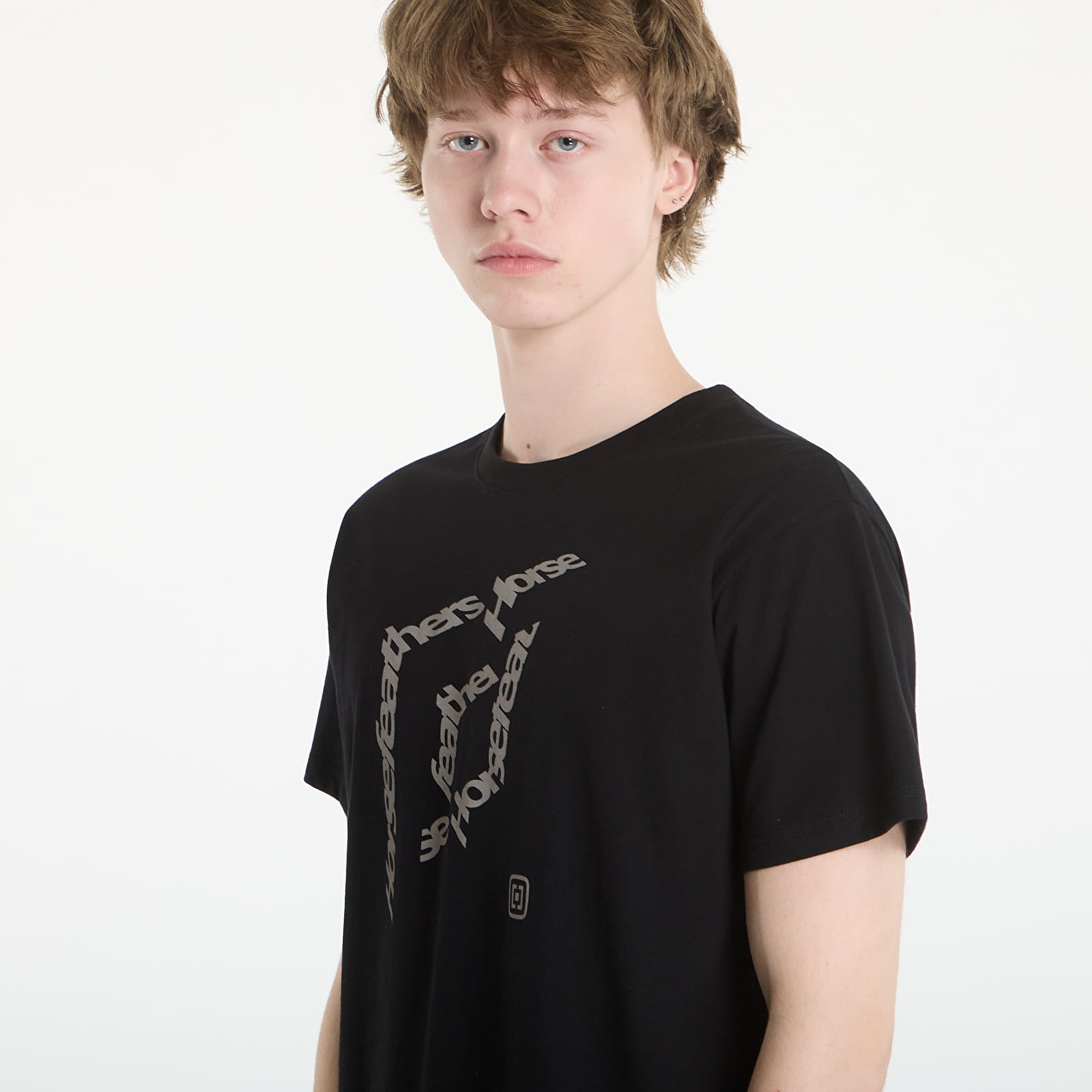 T-shirts Horsefeathers Cube T-Shirt Black