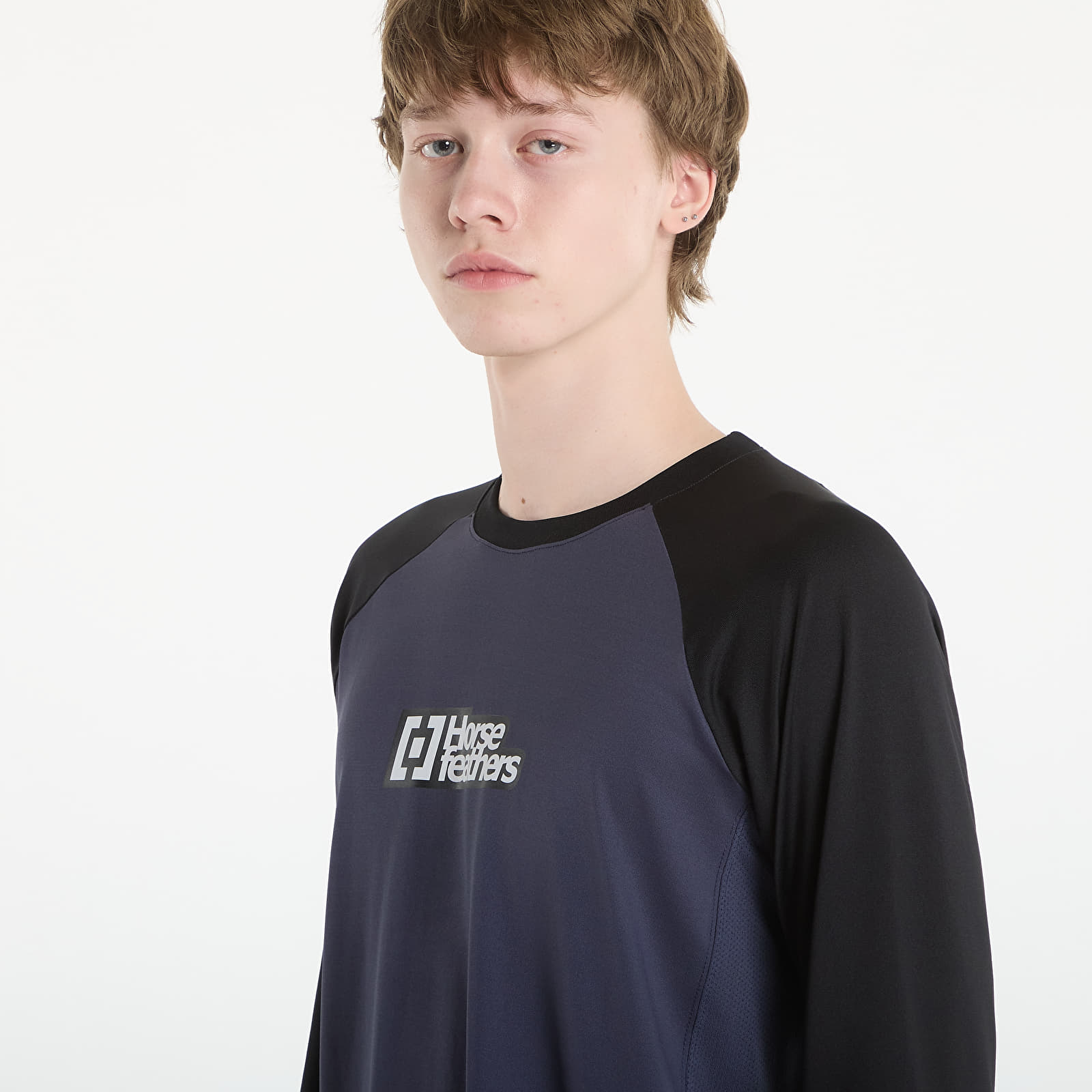 Dresy Horsefeathers Spike Ls Bike Jersey Indigo/ Black