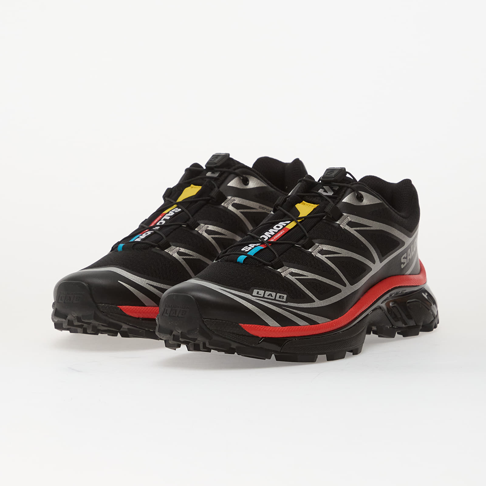 Skor för män Salomon XT-6 Black/ Fiery Red