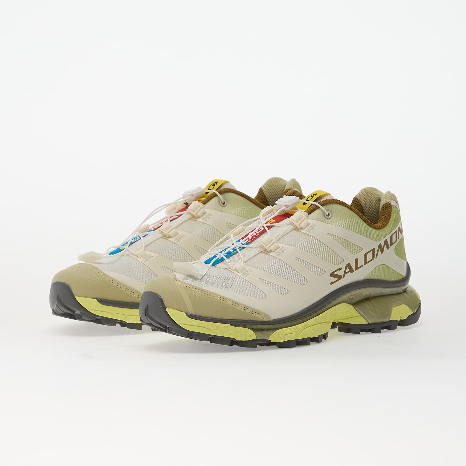 Herren Sneaker und Schuhe Salomon XT-4 Og Vanilla Ice/ Bog/ Sunny Lime
