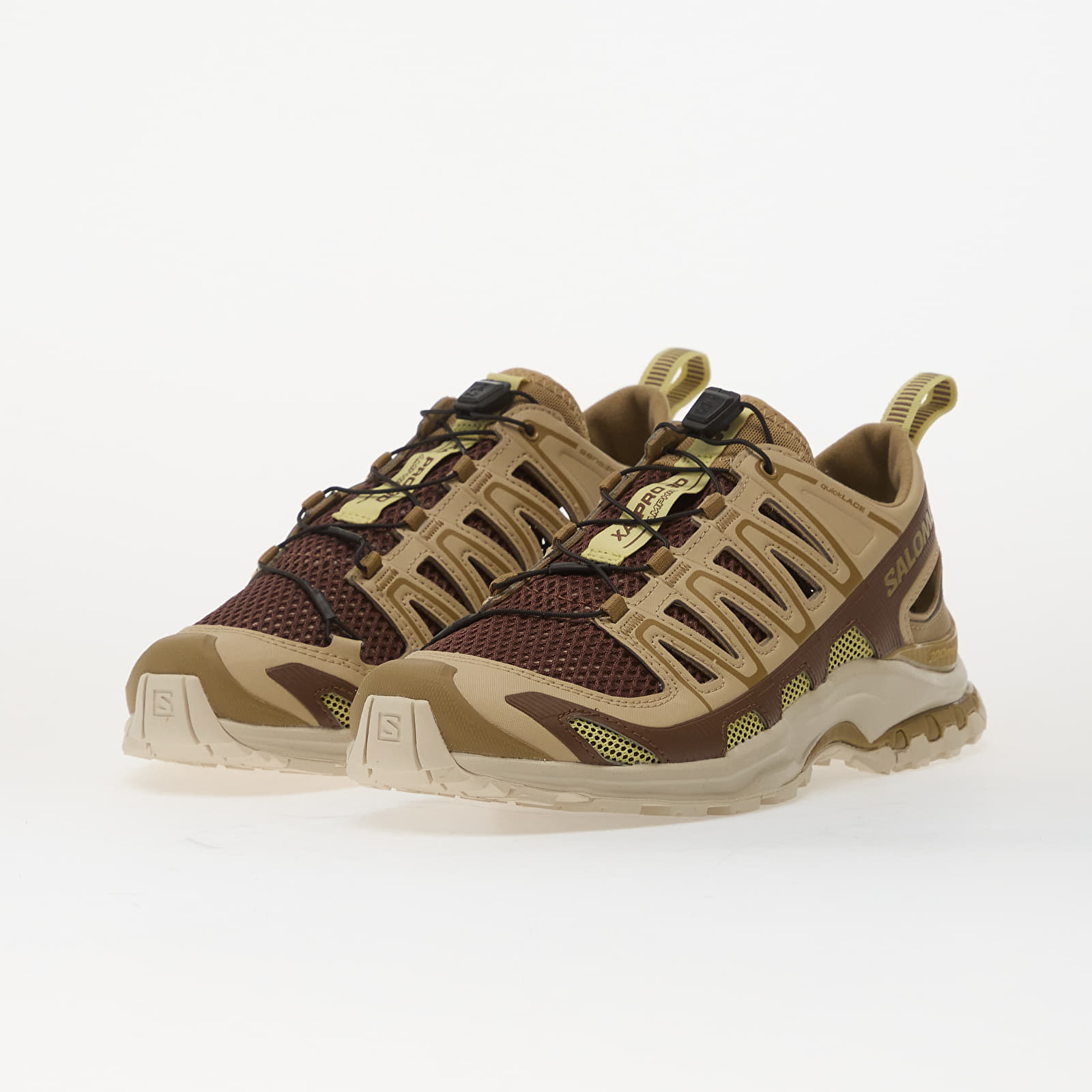 Ανδρικά παπούτσια Salomon Xa Pro 3D Amphib Safari/ Kelp/ Mustan