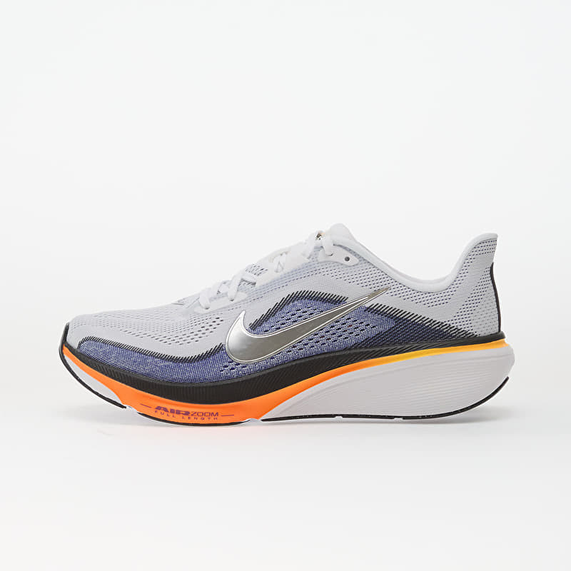 Nike Pegasus 42 White/ Metallic Silver-Lapis-Total Orange