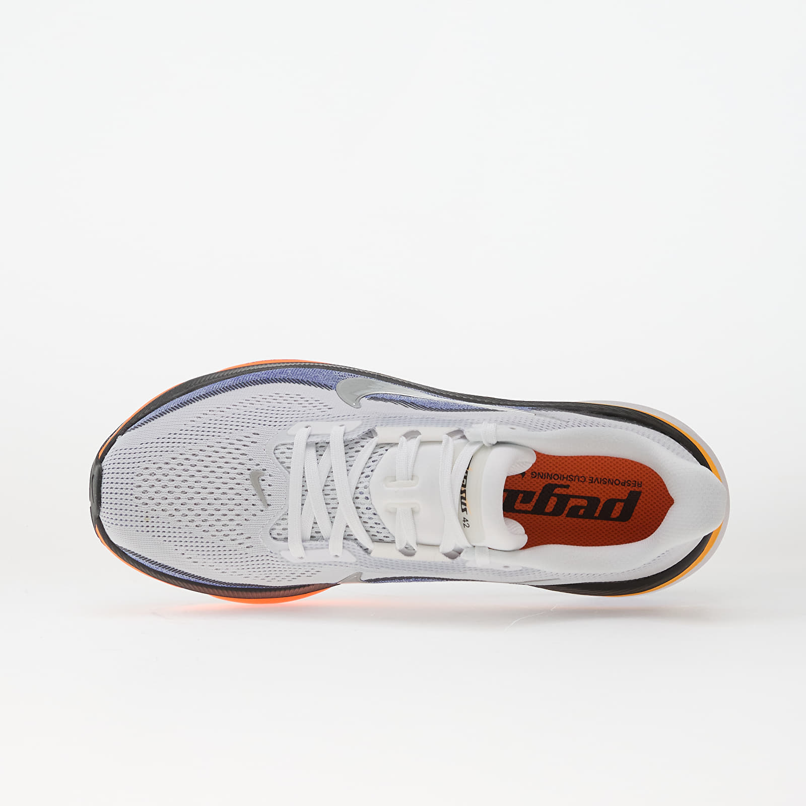 Scarpe uomo Nike Pegasus 42 White/ Metallic Silver-Lapis-Total Orange