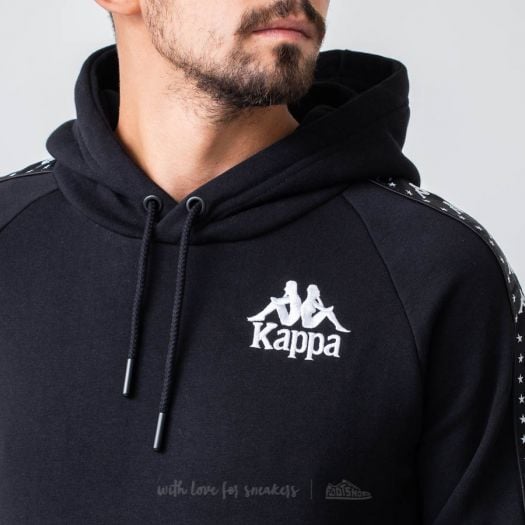 Kappa Authentic Porta Hoodie Black Footshop