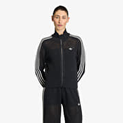adidas Knitted Crochet Firebird Track Top Black