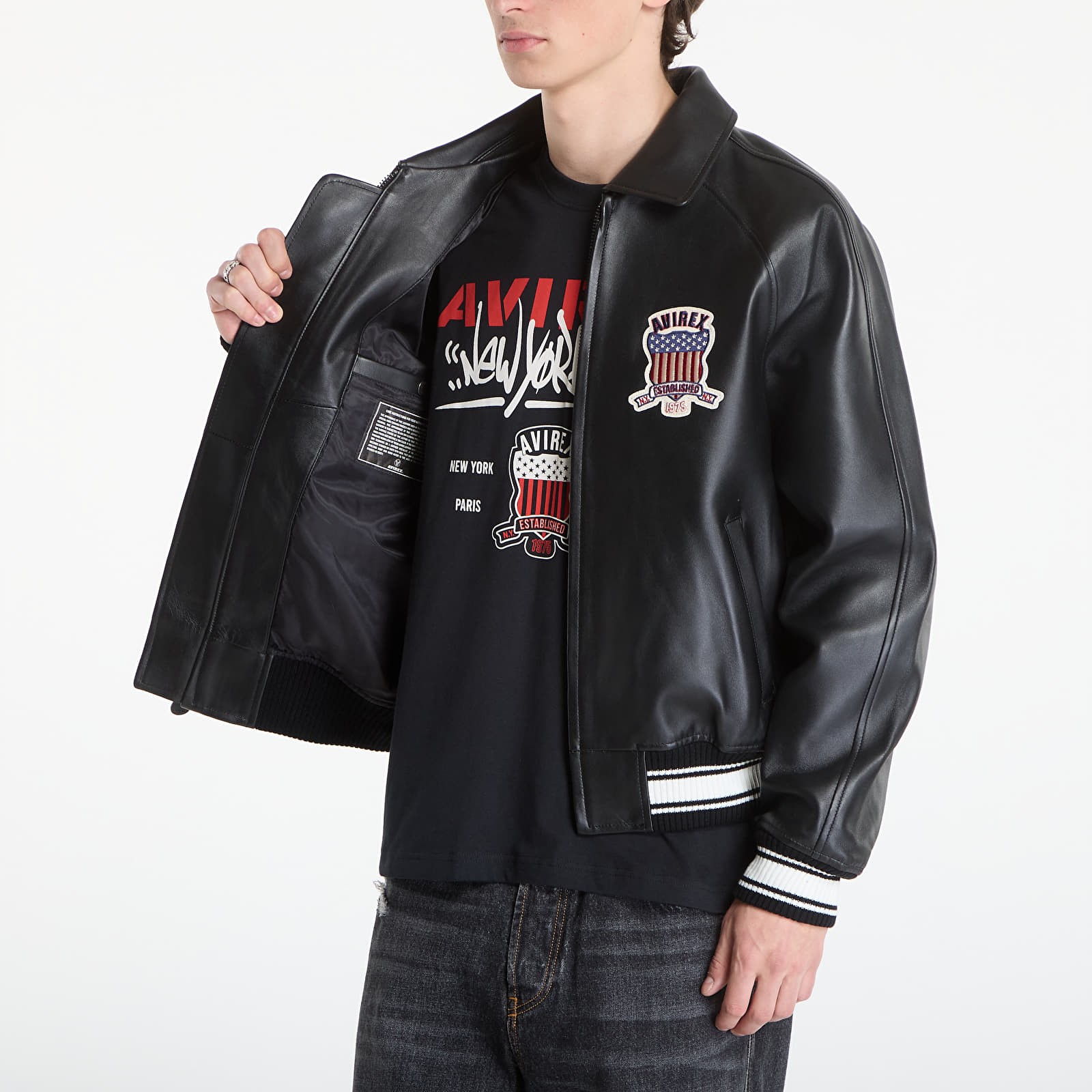 Jacken Avirex Icon Jacket Black
