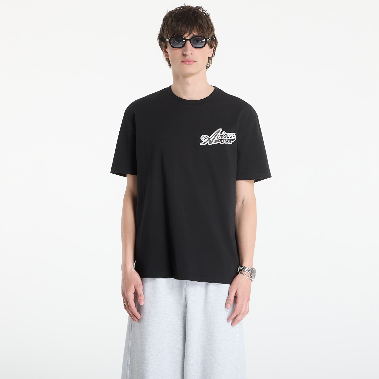 T-Shirts Avirex Script Tee Black