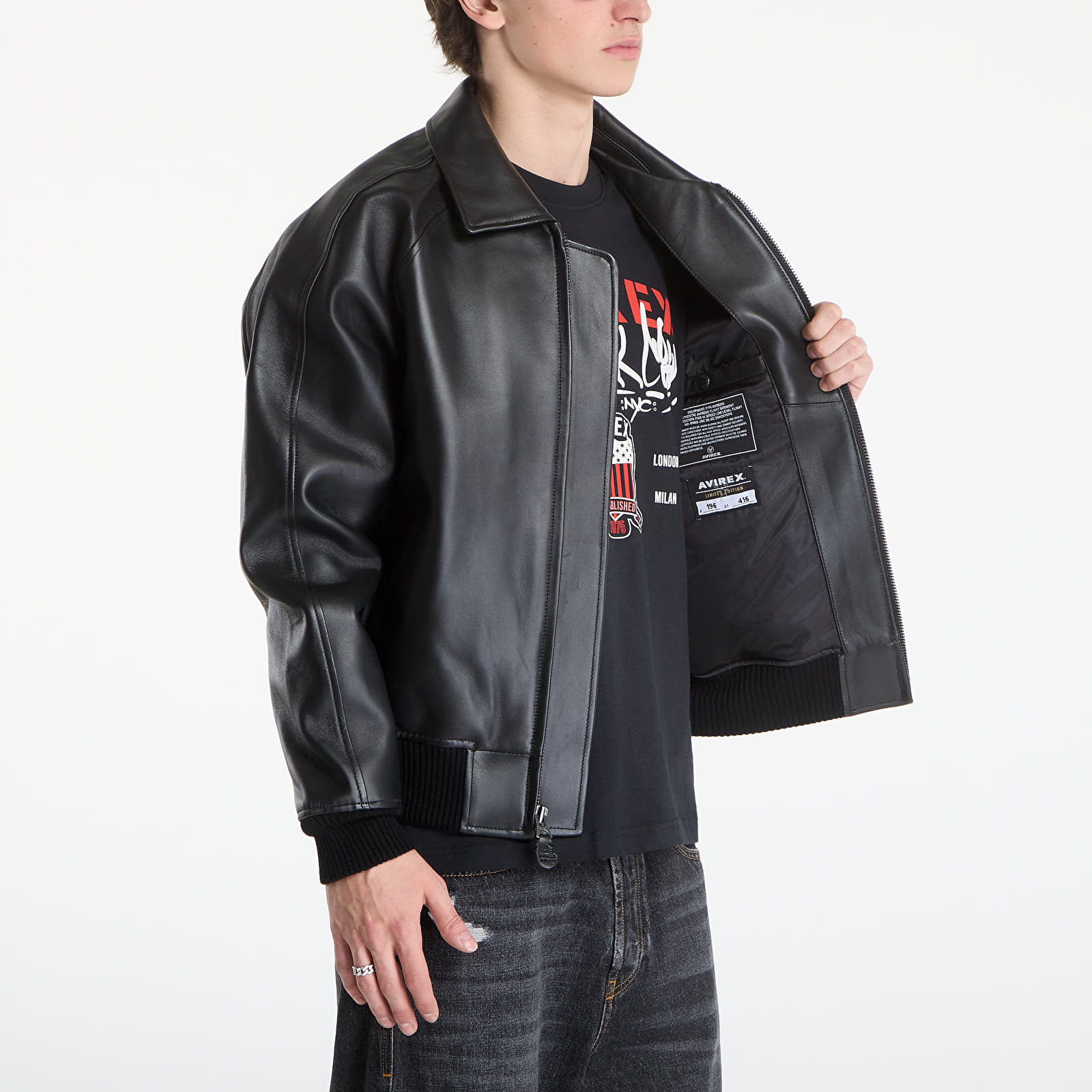 Jacken Avirex Black Icon Jacket Black