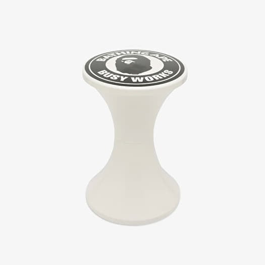 A BATHING APE x Stamp - Tamtam Pop Stool White