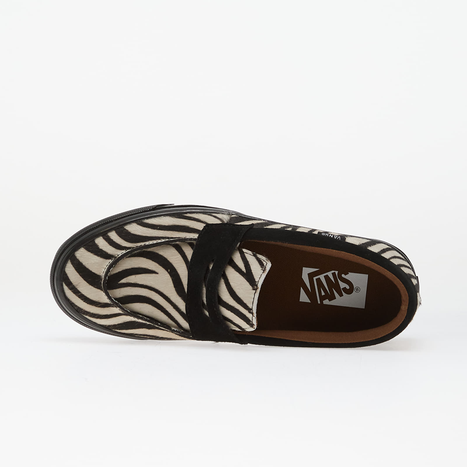 Chaussures et baskets homme Vans LX Loafer 53 Pony Hair Zebra
