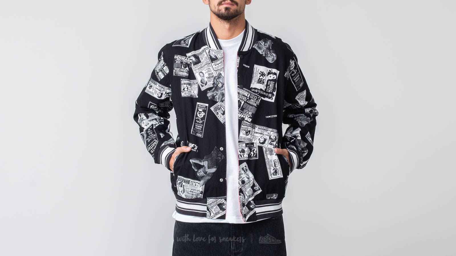 HUF Peep Show Varsity Jacket