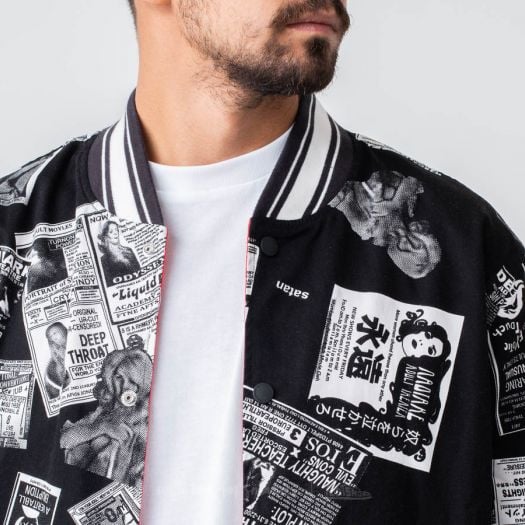 Huf peep show varsity jacket sales