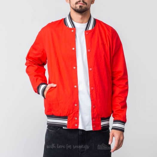 Red huf jacket shop