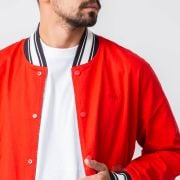 Jackets HUF Peep Show Varsity Jacket Black Footshop
