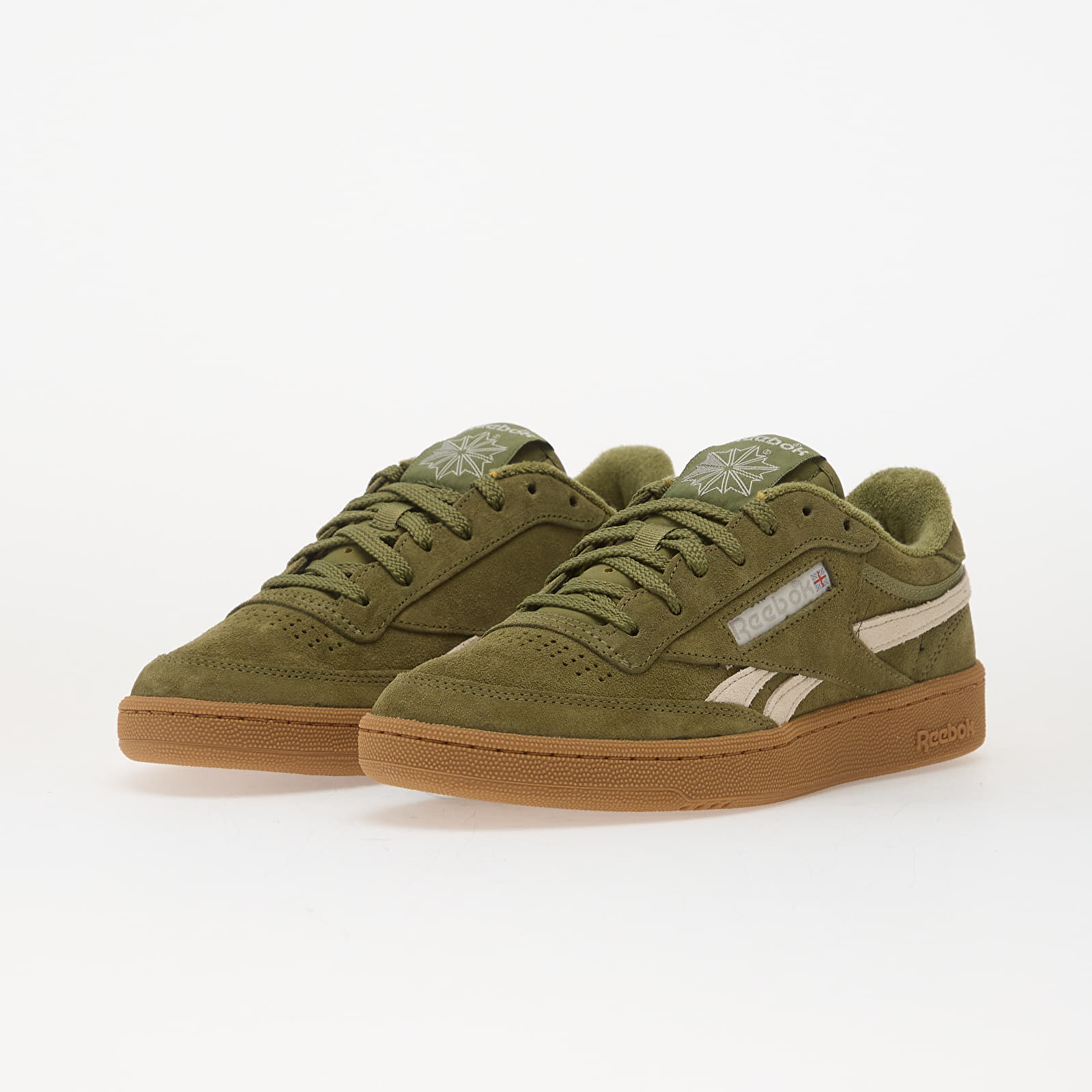Men's shoes Reebok Club C Revenge Vintage Gritty Green/ Alabaster/ Gum