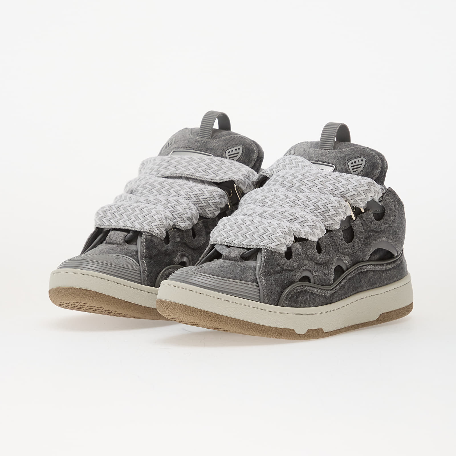 Men's shoes Lanvin Curb Sneakers Grey/ Grey