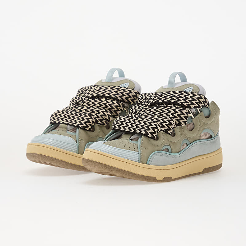メイランラブ Men's shoes Lanvin Curb Sneakers Pale Blue (FU-SKDK12-DRA3-P26-21