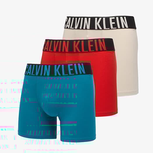 Bokserji Calvin Klein Boxer Brief 3-Pack Brown
