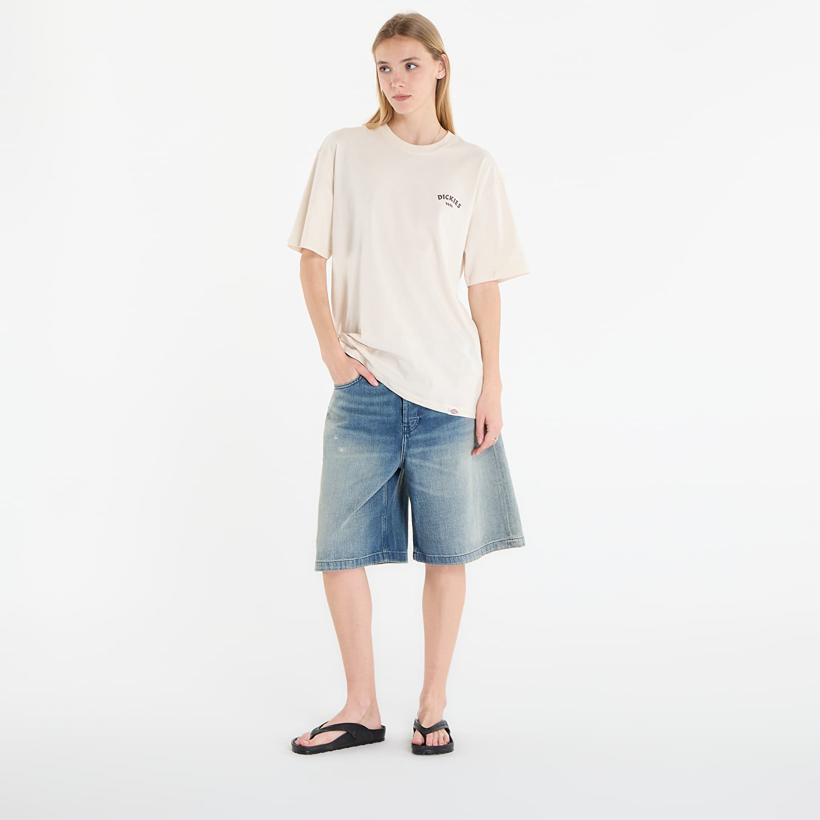 T-skjorter Dickies Pizza Tee UNISEX Beige