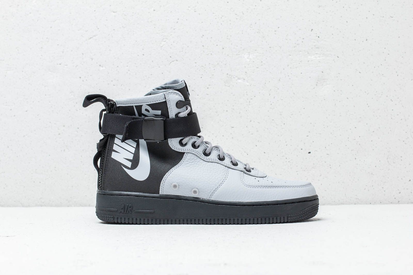 Men s shoes Nike SF Air Force 1 Mid Wolf Grey Wolf Grey Black Footshop