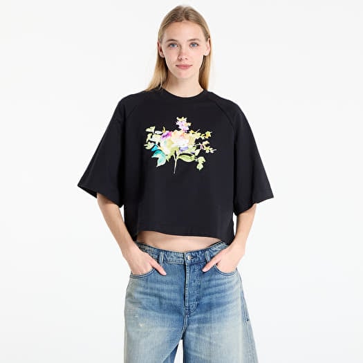 New Balance Watercolor Multi Boxy T-Shirt Black