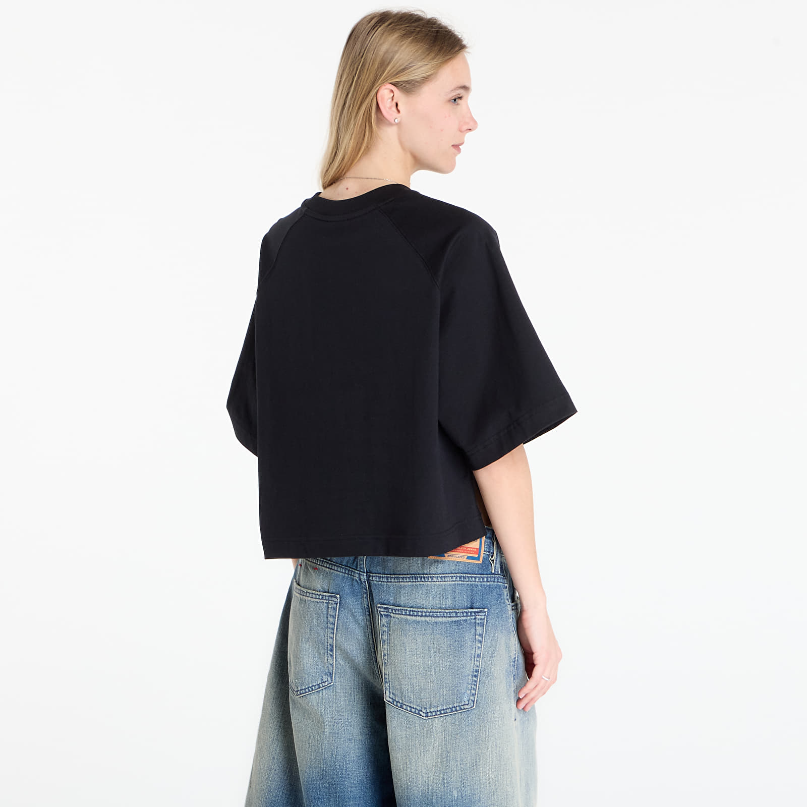 Camisetas New Balance Watercolor Multi Boxy T-Shirt Black