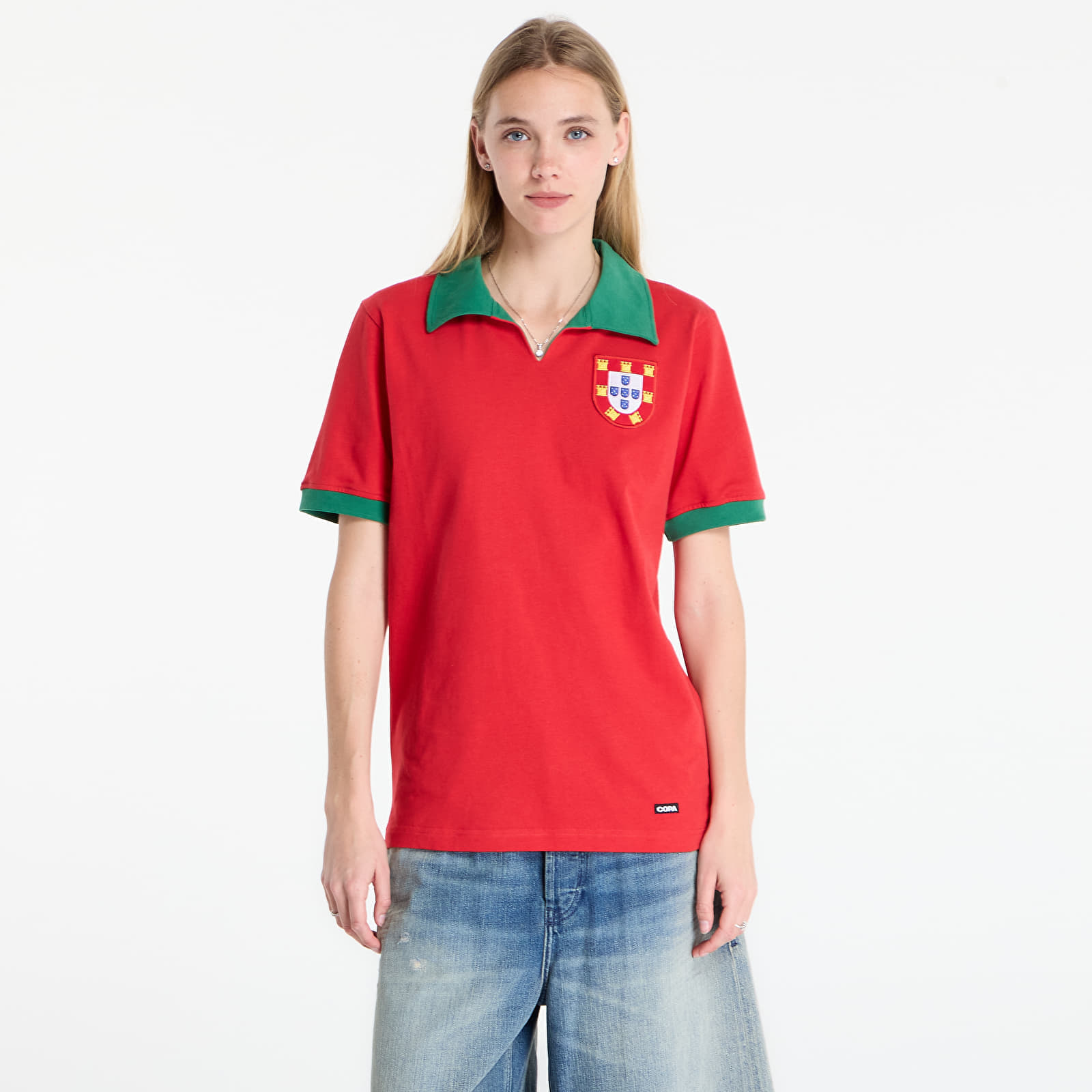 Джърси COPA Portugal 1972 Retro Football Shirt UNISEX Red XL