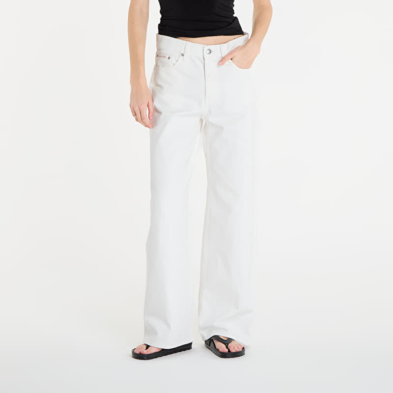 Jeans Calvin Klein Jeans Low Rise Soft Baggy Jeans White