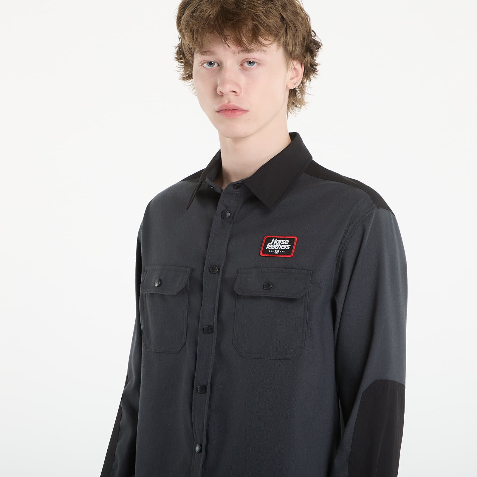 Košile Horsefeathers Prom Shirt Dark Gray