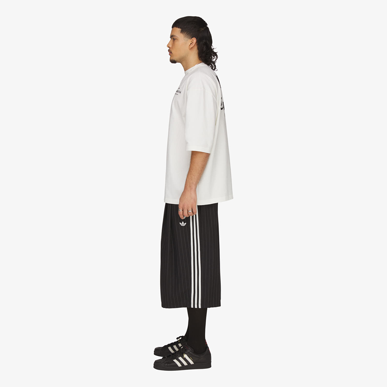 T-Shirts adidas x Willy Chavarria Logo Ss T-Shirt Off White